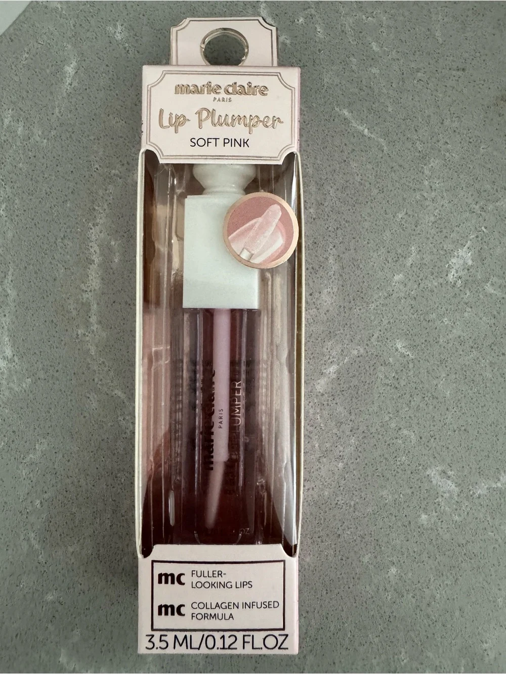 marie claire paris lip plumper And Oil soft pink Set  of 4